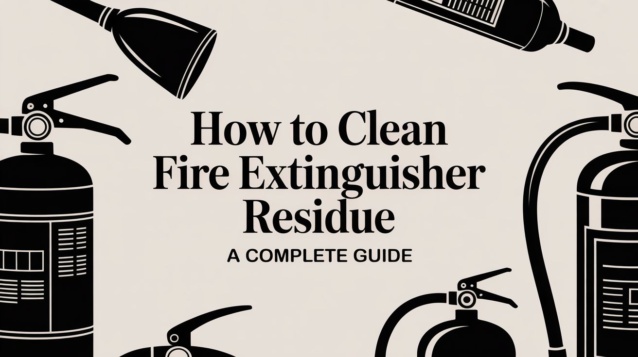 How to Clean Fire Extinguisher Residue A Complete Guide