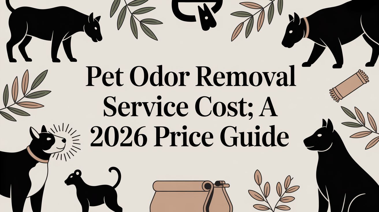 Pet Odor Removal Service Cost: A 2026 Price Guide