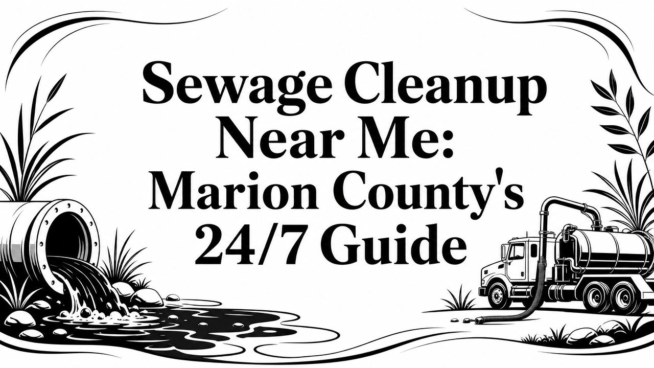 Sewage Cleanup Near Me: Marion County’s 24/7 Guide