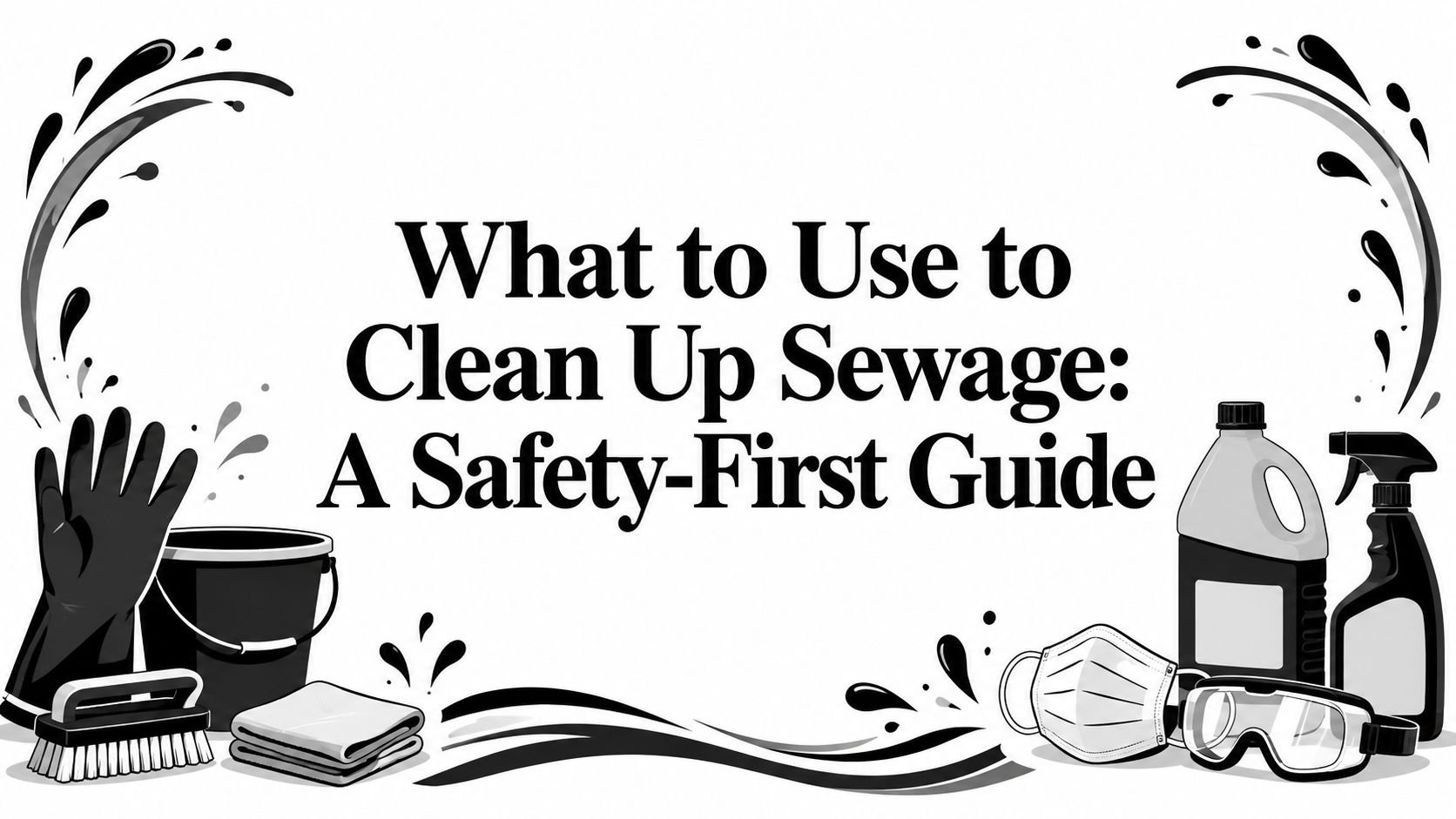 What to Use to Clean Up Sewage: A Safety-First Guide