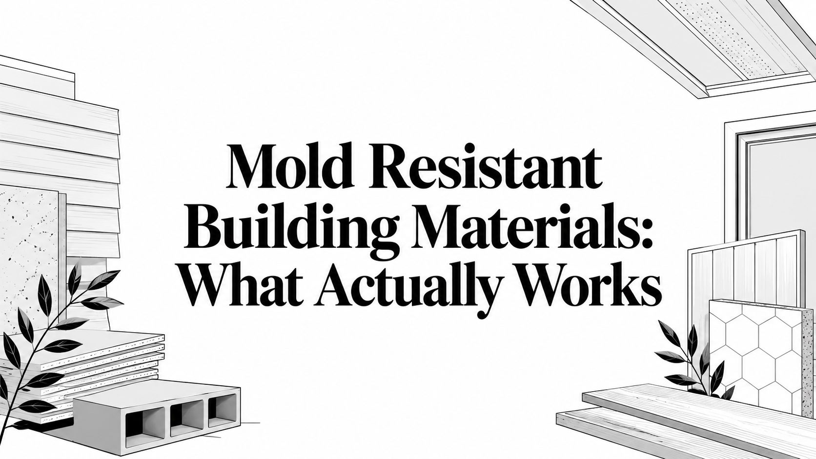 Mold Resistant Building Materials: What Actually Works