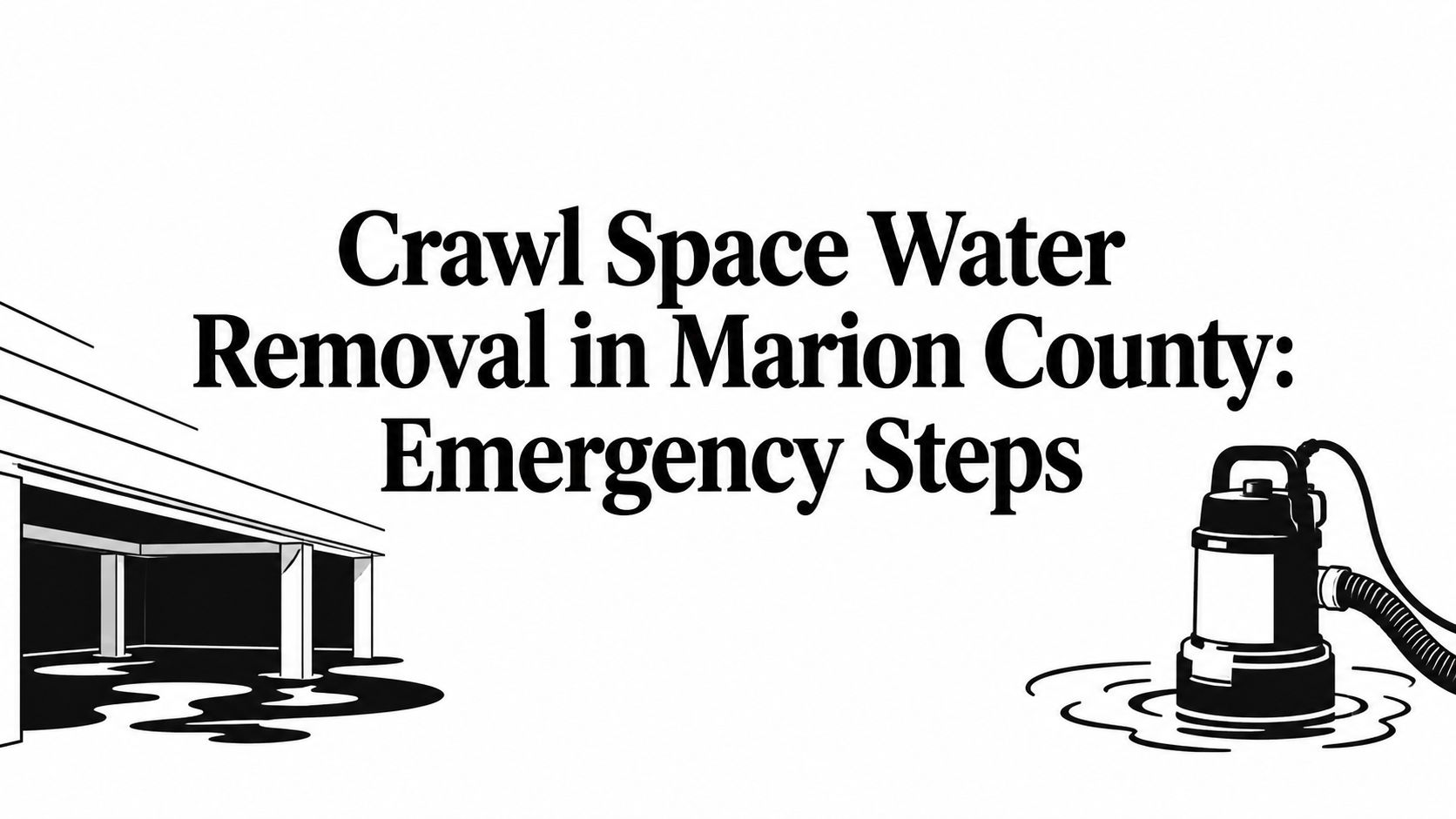 Crawl Space Water Removal in Marion County: Emergency Steps